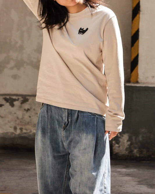 炸毛小貓繪畫上衣